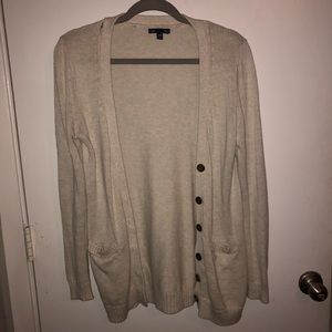 Tan GAP Cardigan w/ Pockets